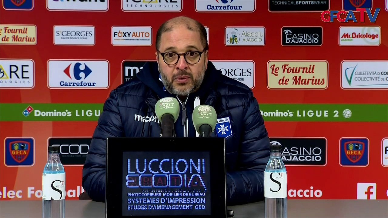La réaction d'Hervé Della Maggiore & de Pablo Correa après Gazélec Ajaccio / AJ Auxerre !