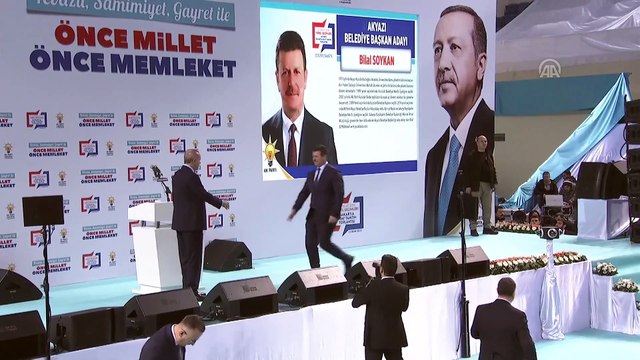 Cumhurbaşkanı Erdoğan - Adapazarı, Akyazı, Arifiye, Erenler, Ferizli, Geyve, Hendek, Karapürçek, Karasu, Kaynarca adaylarının açıklanması - SAKARYA