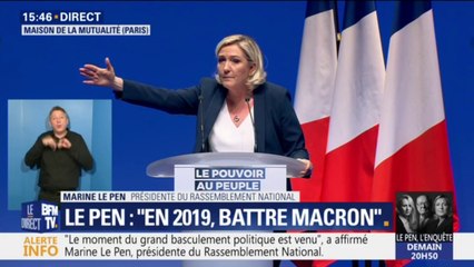 Marine Le Pen: "C'est en Europe que se décide qui sera votre voisin de palier"