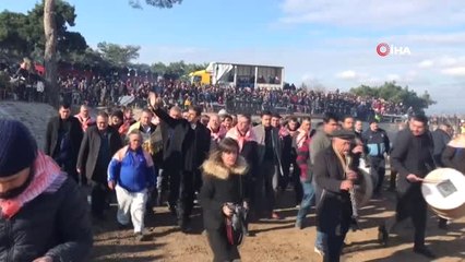 Bayramiç'te Deve Güreşleri Düzenlendi