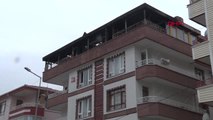Ankara'da Bir Binanın Çatı Katında Yangın-2