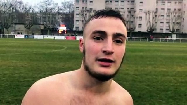 Gambardella U19 – Fouad BACI réagit après la qualification de l’AS SAINT-PRIEST contre l’OM