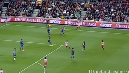 Lionel Messi with an amazing dribble vs Atlético Madrid