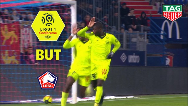 But Nicolas PEPE (8ème) / SM Caen - LOSC - (1-3) - (SMC-LOSC) / 2018-19