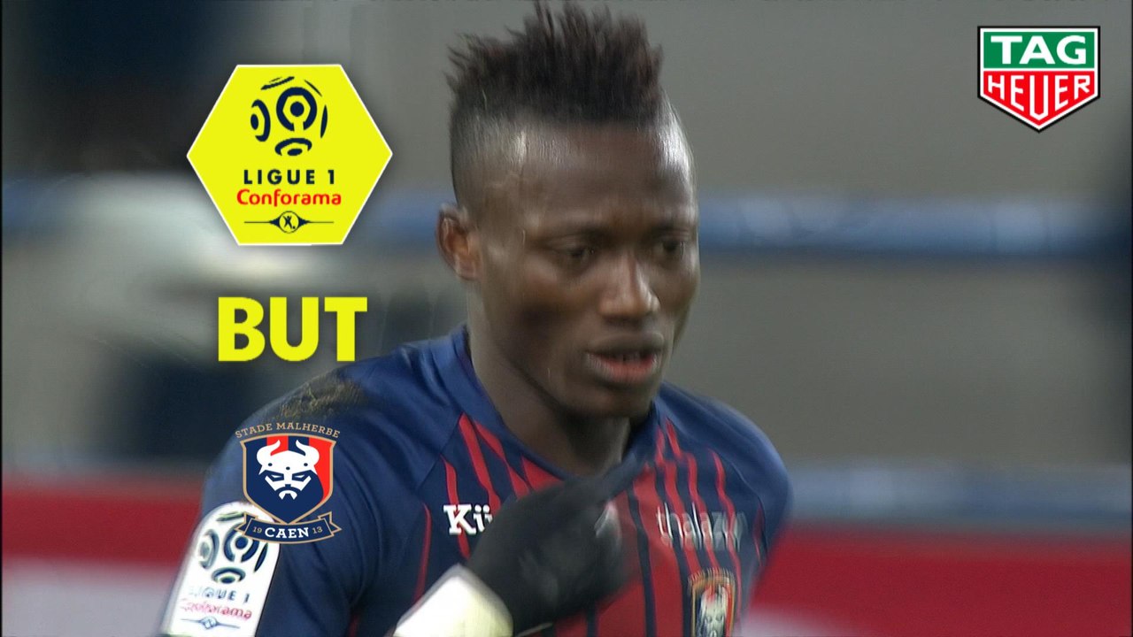 But Casimir NINGA (90ème +5) / SM Caen - LOSC - (1-3) - (SMC-LOSC) / 2018-19