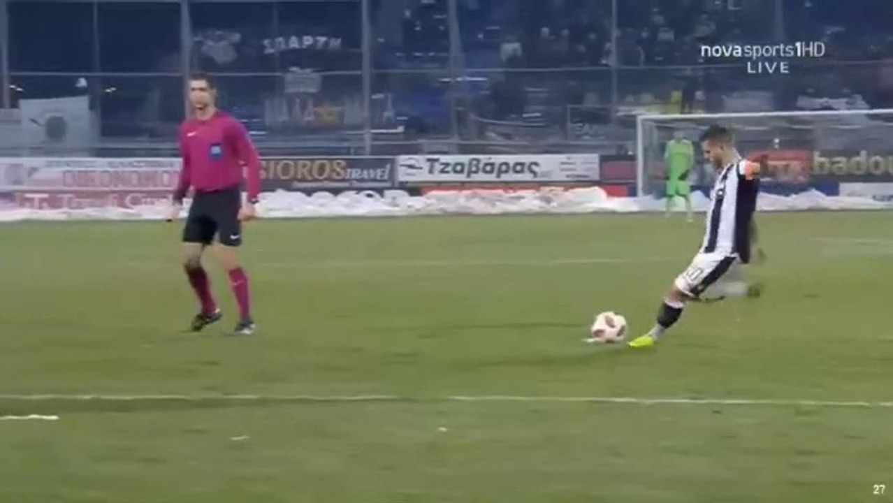 0-1 Vieirinha AMAZING Goal - Asteras Tripolis 0-1 PAOK  - 13.01.2019 [HD]