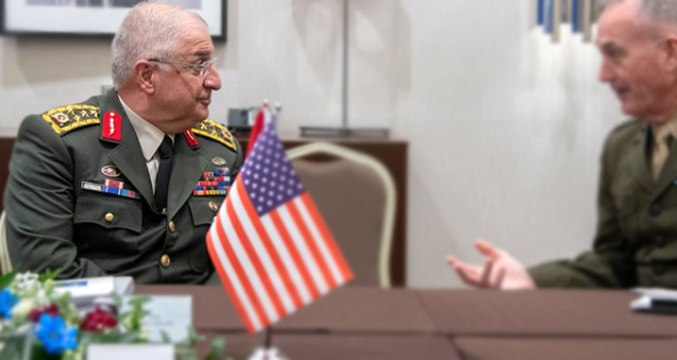 ABD Genelkurmay Başkanlığı, Dunford - Güler Görüşmesini Kapak Fotoğrafı Yaptı