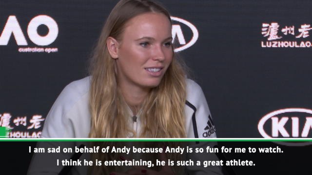 TENNIS: Australian Open: Murray stood up for women's tennis - Wozniacki