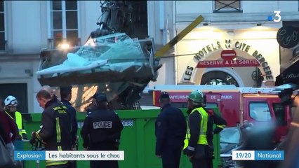 Explosion à Paris : les pompiers à pied d’œuvre pour sécuriser le quartier