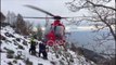 Ora News – Ishte bllokuar në malin e Çikës, alpinistja transportohet me helikopter