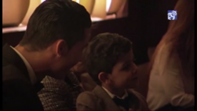 Cristiano Ronaldo's son meets Lionel Messi