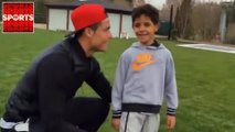Cristiano Ronaldo's son doesn't know his own name