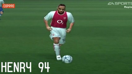 Arsenal's FIFA 2004 team was insane