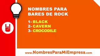 10 nombres para bares de rock - nombres para empresas - www.nombresparamiempresa.com