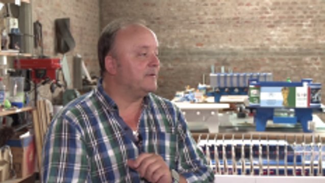 Argentine designer creates football tables, exact replica models of famous stadiums.