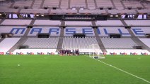 Athletic Bilbao prepare to meet Marseille in the UEFA Europa League last 16, first leg.