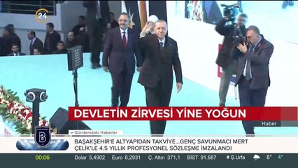 İşte Başkan Erdoğan'ın yoğun mesaisi