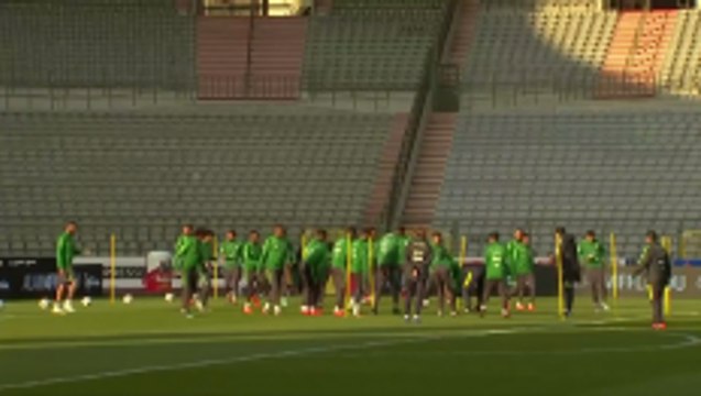 Saudi Arabia training ahead of Belgium friendly