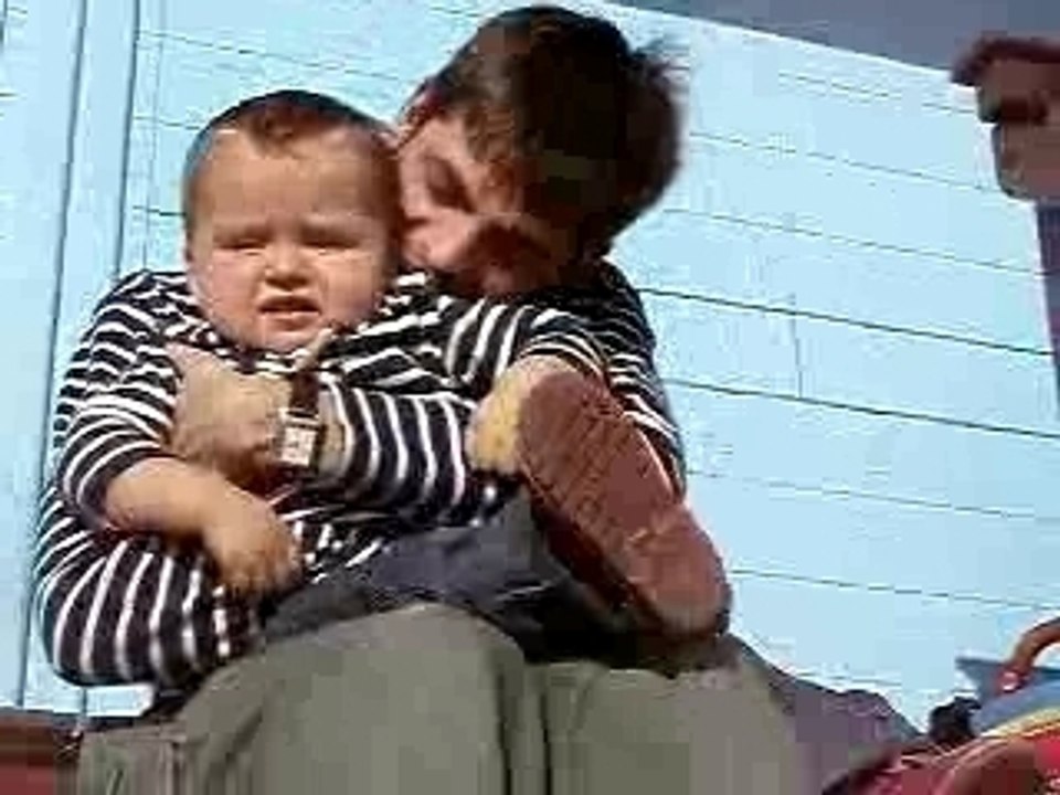 Calin papa sur la plage de Cavalière