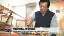 Nakwhajang, art technique using hot iron, recognized as cultural heritage