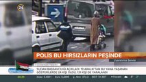 Polis bu hırsızın peşinde