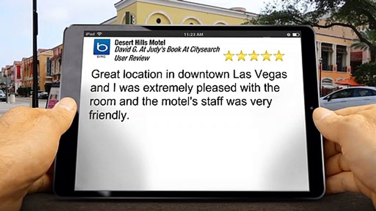 Desert Hills Motel Las Vegas Wonderful Five Star Review by David G. at Judy's Book at Citysearc...