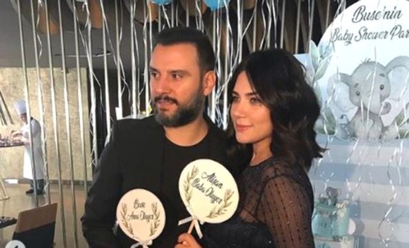 Alişan ve Buse Varol Çifti, Doğacak Bebeklerine Baby Shower Partisi Düzenledi