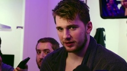Luka Doncic following the Mavs tough home loss against the Warriors