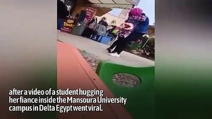 Student expelled for hugging her fiance in Egypt