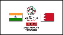Jadwal Pertandingan Piala Asia 2019 India Vs Bahrain, Senin Pukul 23.00 WIB