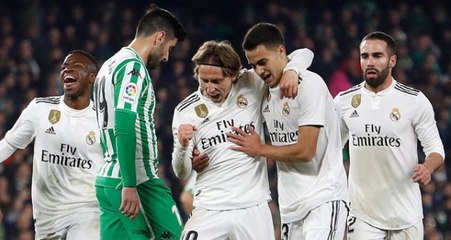 Real Madrid, Real Betis'i Yenerek 3 Hafta Sonra Kazandı