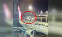 Havalimanında kaza: Uçak seferden çekildi