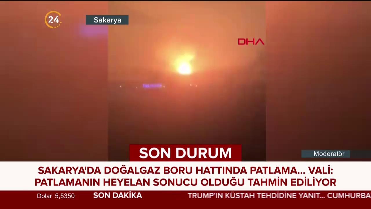 Sakarya'da patlama