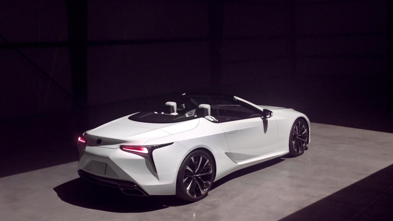 Lexus LC Cabriolet Concept vehicle celebrates World premiere