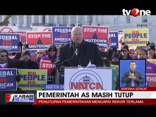 Pemerintahan Tutup, AS Capai Rekor Terlama Sepanjang Sejarah