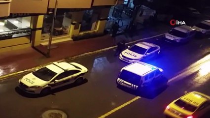 Pendik'te yakalanan hırsızlık şüphelileri dakikalarca polise direnerek bağırdı