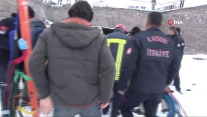Kontrolden çıkan otomobil köprüden uçtu: 1 yaralı