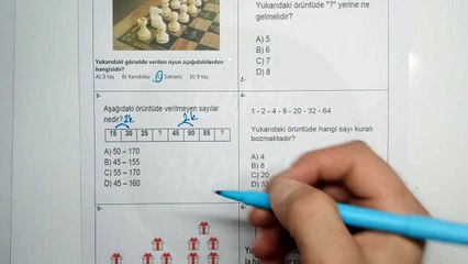 5. Sınıf ZEKA OYUNLARI 1. Dönem 2. Yazılı Soruları ve Çözümü 2018