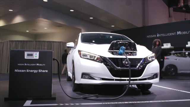 Nissan Energy Share Powered by Nissan LEAF at CES 2019