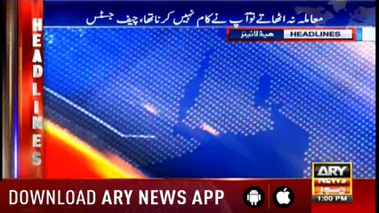 Headlins ARYNews 1300 14th January 2019