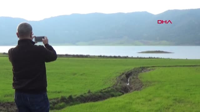 Gaziantep İslahiye'de Yağışlarla Tahtakörü Barajı Doldu