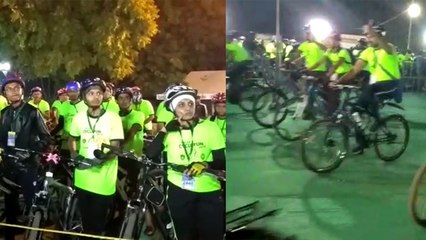 Cyclofun 2019: 16-78 साल की उम्र के साइकिल प्रेमियों में होड़, देखें वीडियो