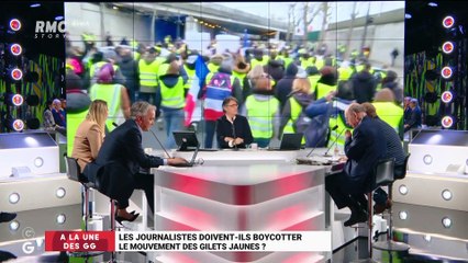 A la Une des GG : Les journalistes doivent-ils boycotter le mouvement des gilets jaunes ? - 14/01