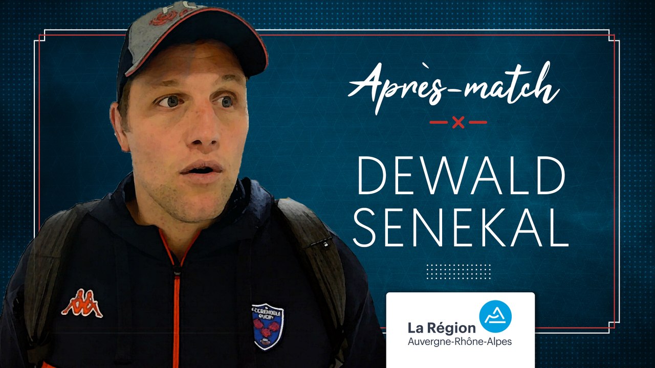 Dewald Senekal après Harlequins-FCG