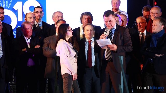 Marie Bregeon : Cérémonie des voeux en images de la Communauté d'Agglomération Hérault Méditerranée du 11 janvier 2019