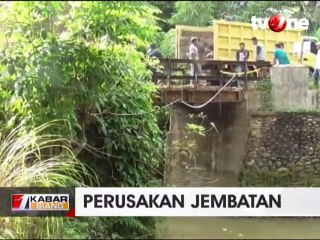 Jembatan Penghubung Dirusak Orang Tak Dikenal