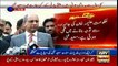 Local Government Minister Sindh Saeed Ghani addresses to media