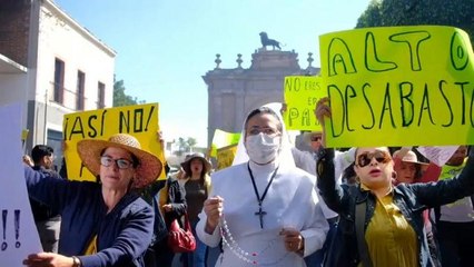 Download Video: Los 'chalecos amarillos' mexicanos claman contra la escasez de combustible