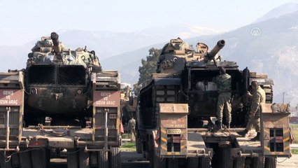 Suriye sınırına askeri sevkiyat - HATAY
