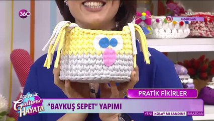 Baykuş sepet yapımı